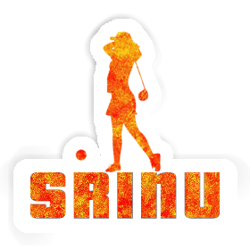 Sticker Srinu Golfer Image