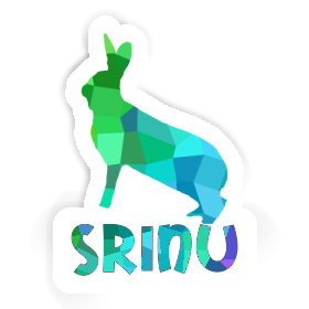 Lapin Autocollant Srinu Image