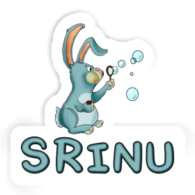 Lapin Autocollant Srinu Image