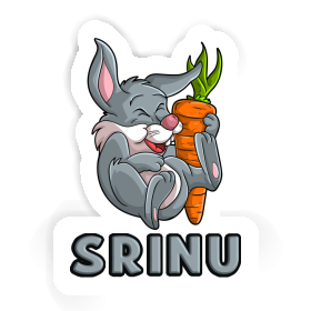 Autocollant Srinu Lapin de Pâques Image