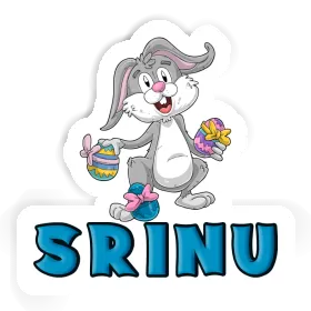 Lapin de Pâques Autocollant Srinu Image