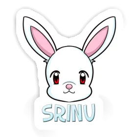 Lapin Autocollant Srinu Image