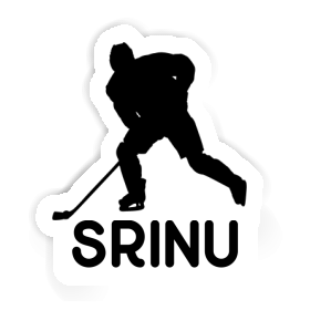 Srinu Sticker Hockey Player Image