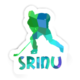 Srinu Sticker Hockey Player Image