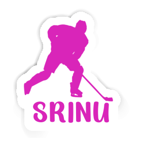 Hockey Player Sticker Srinu Image
