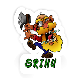Srinu Autocollant Bûcheron Image
