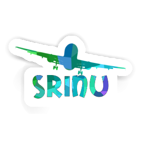 Autocollant Avion Srinu Image