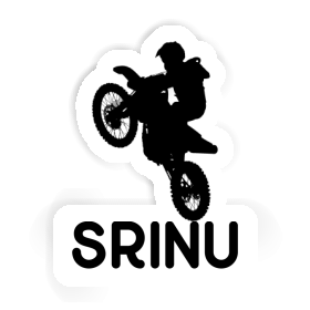 Sticker Srinu Motocross Rider Image
