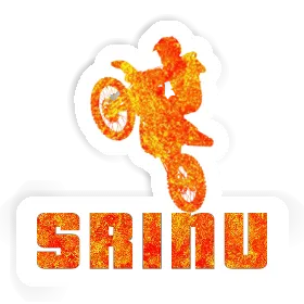 Sticker Motocross Rider Srinu Image