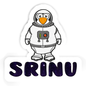 Srinu Autocollant Astronaute Image