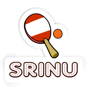 Table Tennis Racket Sticker Srinu Image