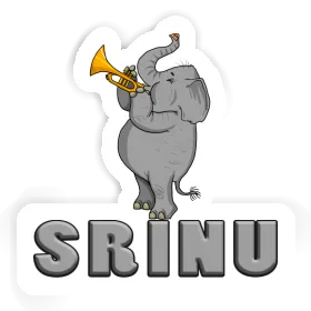 Autocollant Srinu Éléphant Image