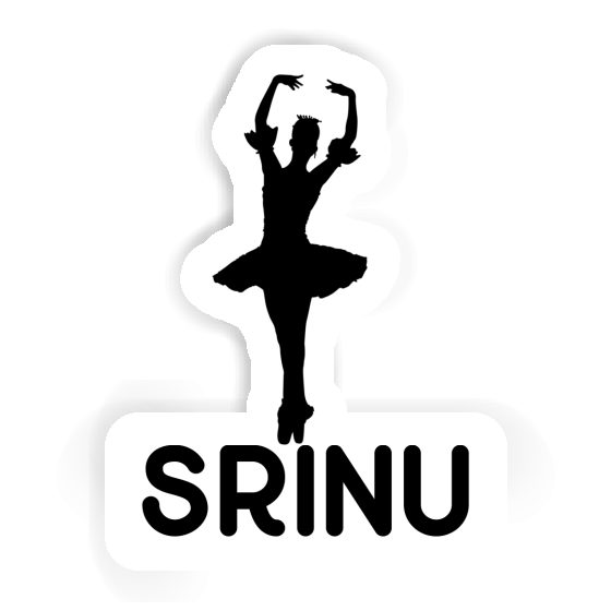 Srinu Autocollant Ballerine Notebook Image