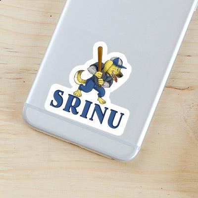 Baseball-Hund Sticker Srinu Gift package Image