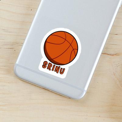 Sticker Srinu Basketball Notebook Sticker Srinu Basketball Gift package Image