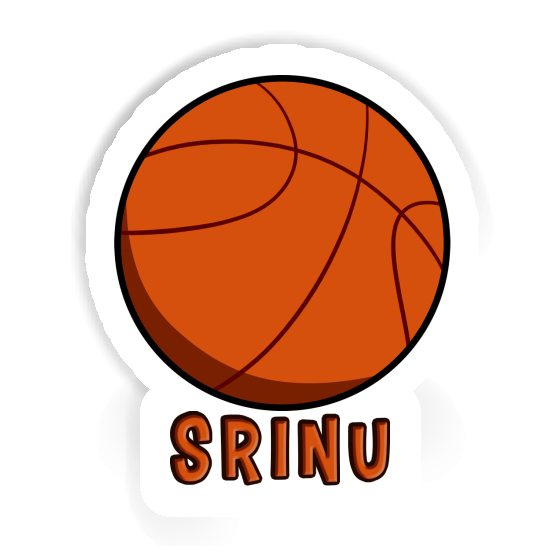Aufkleber Srinu Basketball Notebook Image