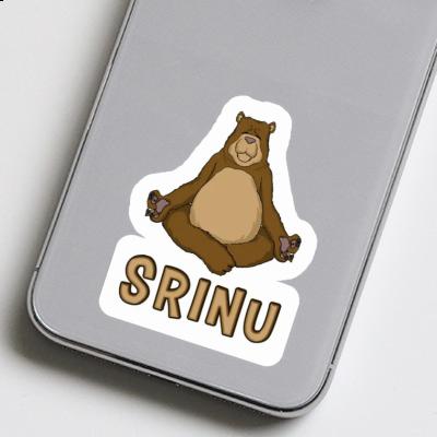 Sticker Yoga Bear Srinu Notebook Sticker Yoga Bear Srinu Gift package Image