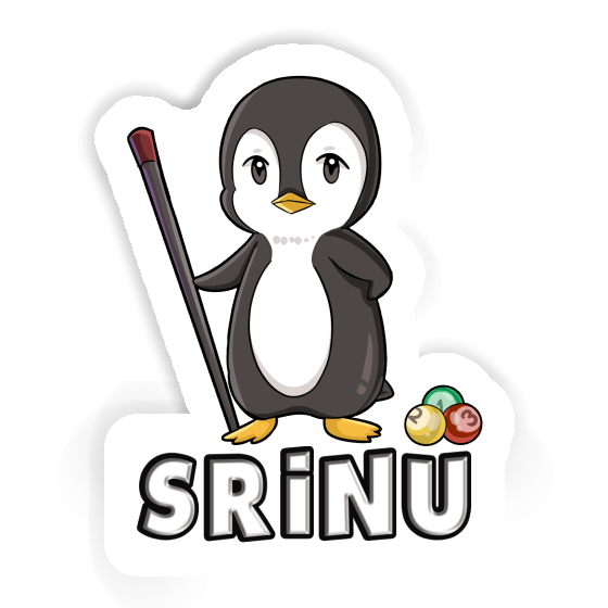 Billiards Player Sticker Srinu Notebook Billiards Player Sticker Srinu Gift package Image