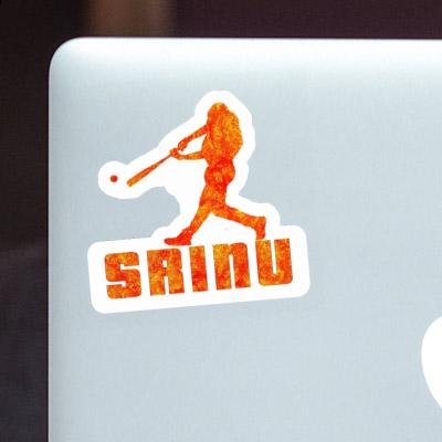 Joueur de baseball Autocollant Srinu Notebook Joueur de baseball Autocollant Srinu Gift package Image