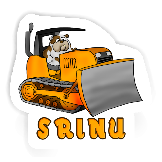 Srinu Autocollant Bulldozer Notebook Srinu Autocollant Bulldozer Gift package Image