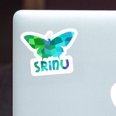 Sticker Srinu Butterfly Notebook Sticker Srinu Butterfly Gift package Image