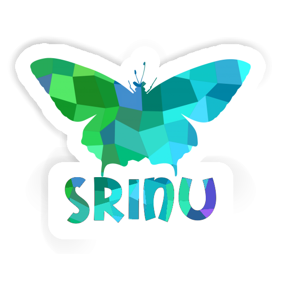 Sticker Srinu Butterfly Notebook Sticker Srinu Butterfly Gift package Image