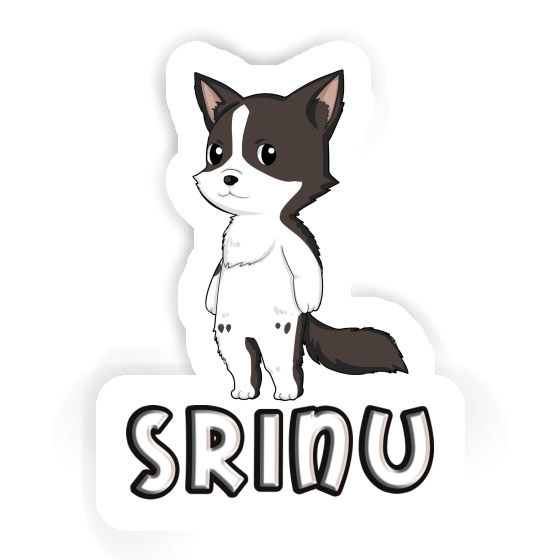 Autocollant Collie border Srinu Notebook Autocollant Collie border Srinu Gift package Image