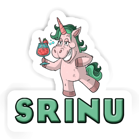 Sticker Srinu Party Unicorn Notebook Sticker Srinu Party Unicorn Gift package Image