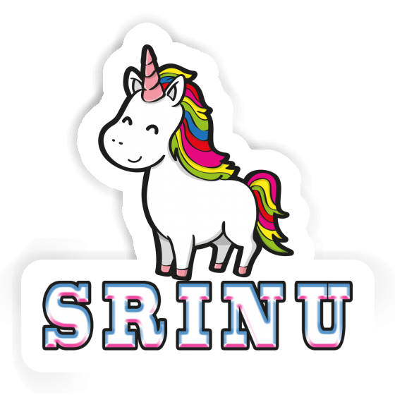 Srinu Sticker Unicorn Notebook Srinu Sticker Unicorn Gift package Image
