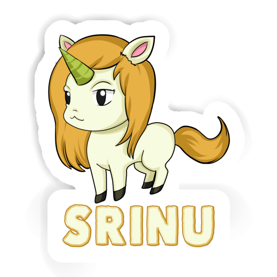 Sticker Srinu Unicorn Notebook Sticker Srinu Unicorn Gift package Image