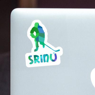 Sticker Hockey Player Srinu Notebook Sticker Hockey Player Srinu Notebook Image