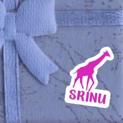 Srinu Aufkleber Giraffe Notebook Image