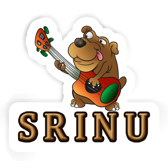 Gitarrenhund Sticker Srinu Notebook Image