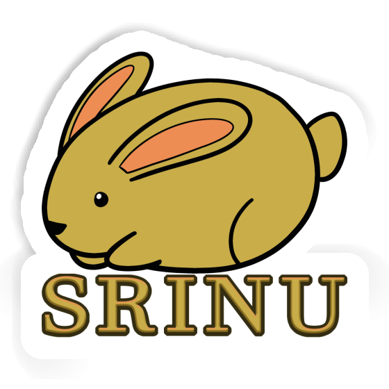 Autocollant Srinu Lapin Laptop Image