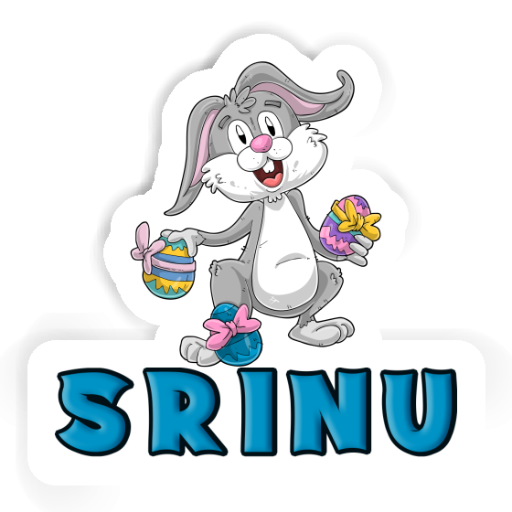 Lapin de Pâques Autocollant Srinu Lapin de Pâques Autocollant Srinu Image