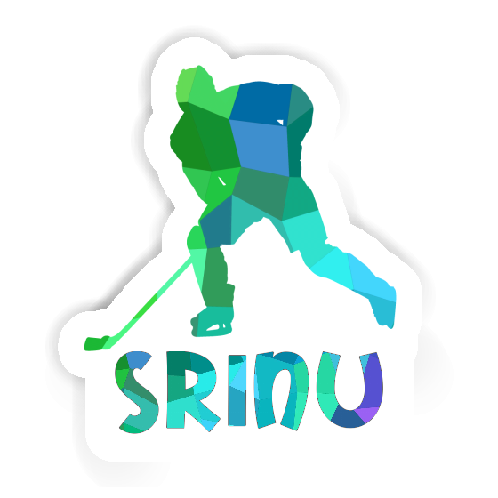 Srinu Sticker Hockey Player Laptop Srinu Sticker Hockey Player Laptop Image