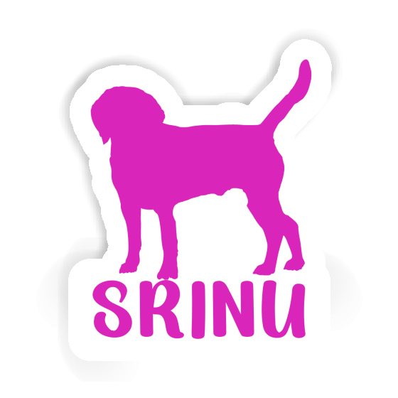 Srinu Autocollant Chien Laptop Image