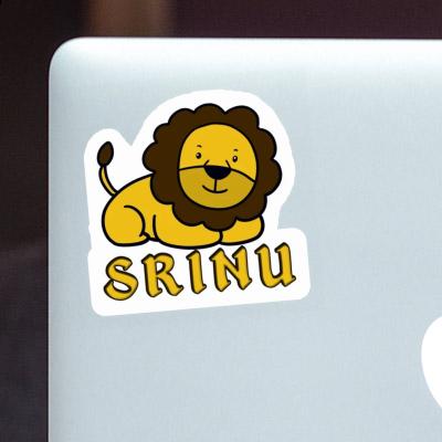 Srinu Sticker Lion Laptop Image