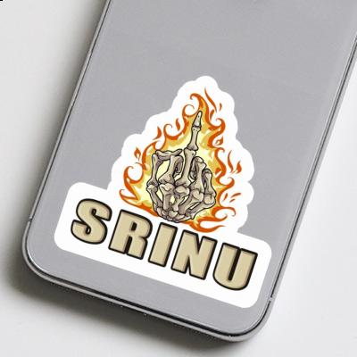 Middlefinger Sticker Srinu Notebook Image