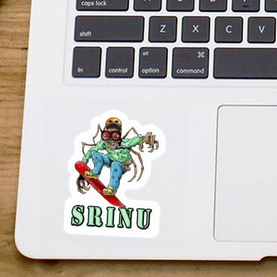 Srinu Sticker Snowboarder Gift package Image