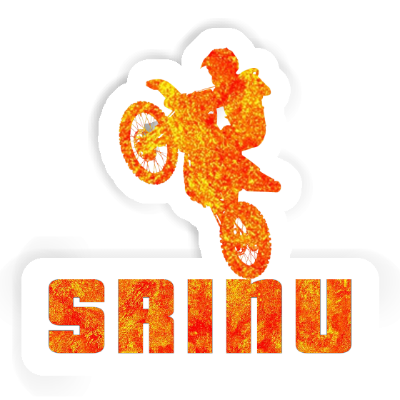 Sticker Motocross Rider Srinu Notebook Sticker Motocross Rider Srinu Notebook Image