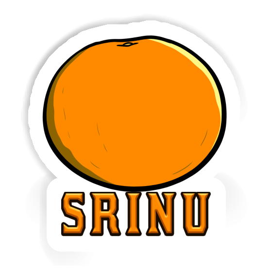 Autocollant Srinu Orange Gift package Image