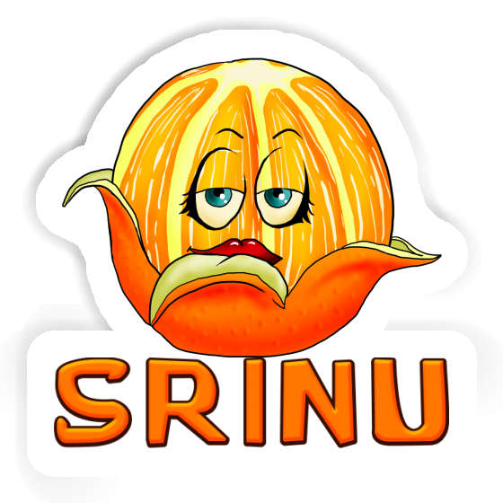 Autocollant Orange Srinu Laptop Image
