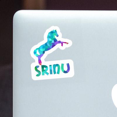 Srinu Sticker Horse Laptop Image