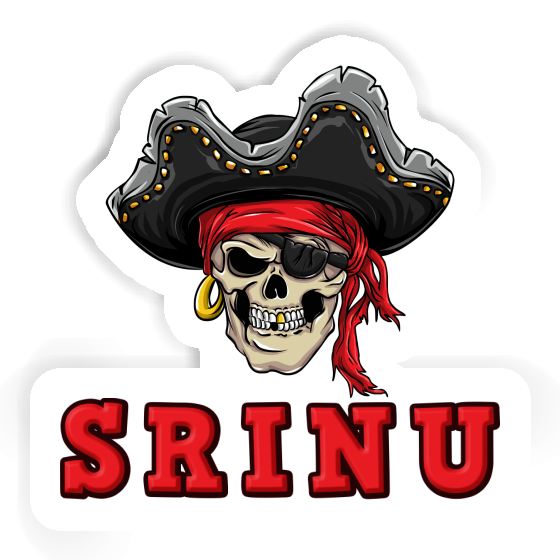 Pirate Sticker Srinu Notebook Image