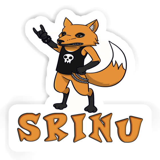 Sticker Rocker Fox Srinu Image