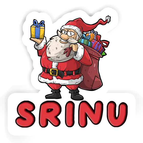 Autocollant Père Noël Srinu Gift package Image