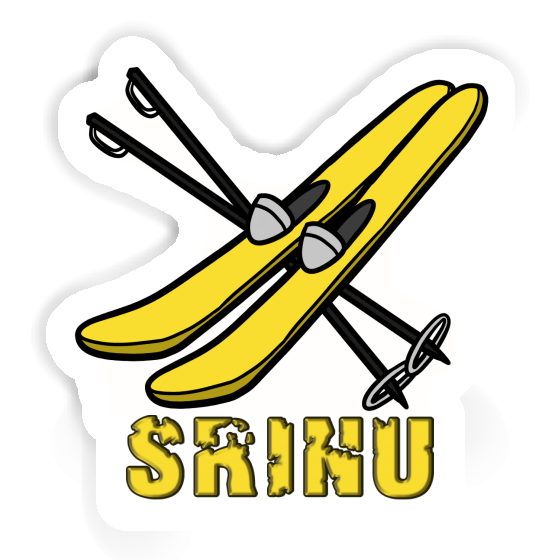 Srinu Autocollant Ski Notebook Srinu Autocollant Ski Notebook Image