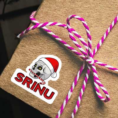 Christmas Skull Sticker Srinu Christmas Skull Sticker Srinu Image