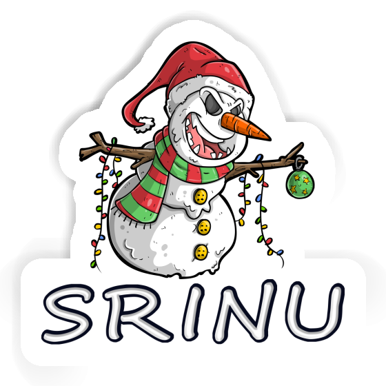 Sticker Schneemann Srinu Gift package Image